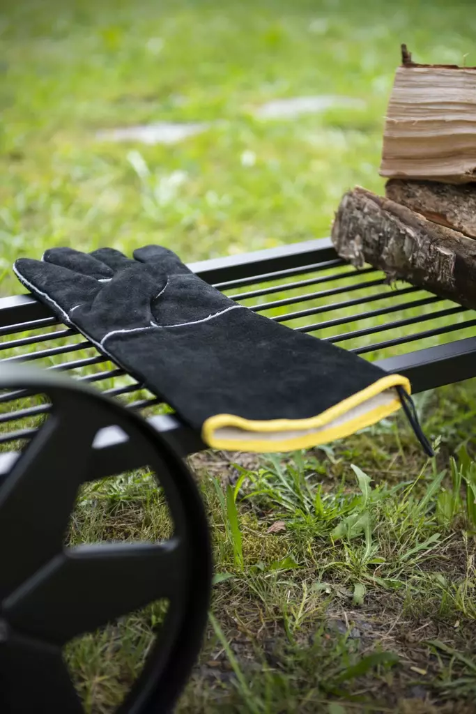 Grillihanskat nahka 2 kpl Mustang - Grilltillbehör - 6410416034300 - 1