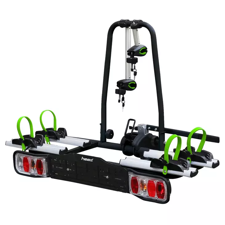 Heed Fatbike cykelhållare för två fatbike eller elcyklar - Transporttillbehör för bil - 6438014259550 - 1