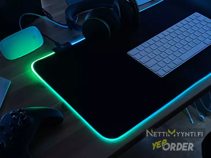 Hiirimatto led-valo l 35x80cm Gembird - Andra allmänna datortillbehör - 8716309110730 - 1