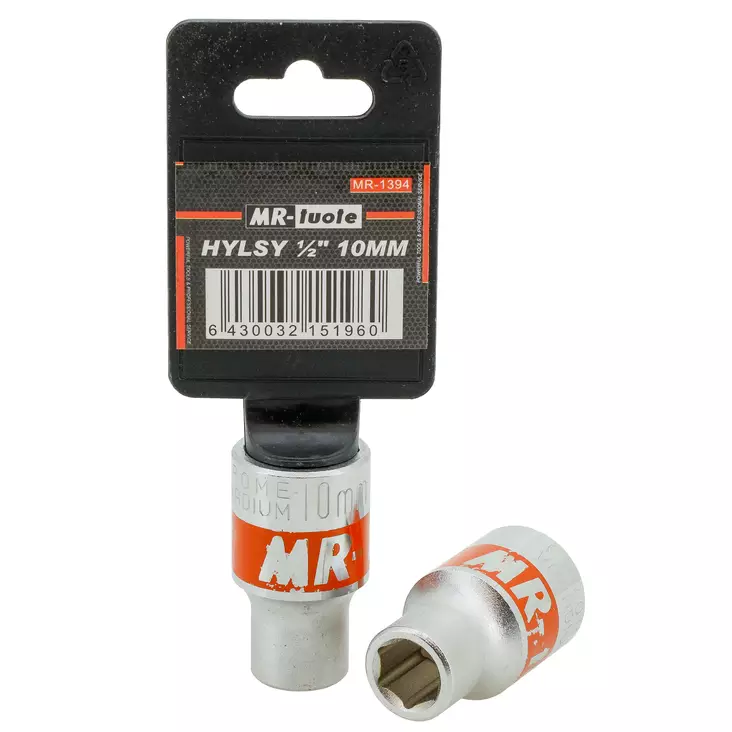Hylsy 1/2" 10 mm - Hylsor och adaptrar - 6430032151960 - 1
