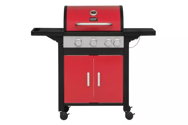 Kaasugrilli Monterey 3+1 punainen - Gasolgrillar - 6410413128620 - 1