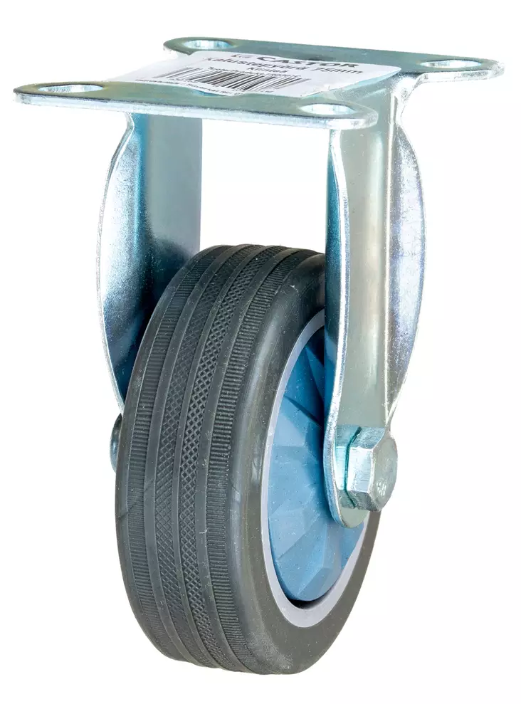 Kalustepy=C3=B6r=C3=A4 75 mm kiinte=C3=A4 - Möbelhjul - 6438168104720 - 1