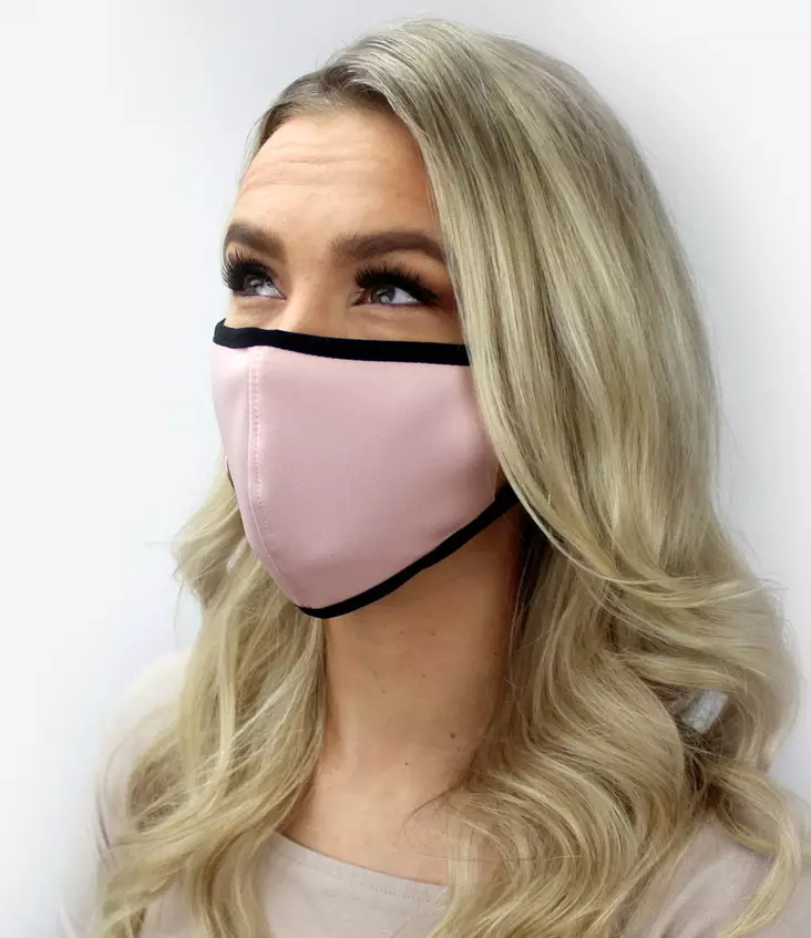 Kangasmaski puuteriroosa 5 kpl - Munskydd och ansiktsmasker - 6438042008410 - 1