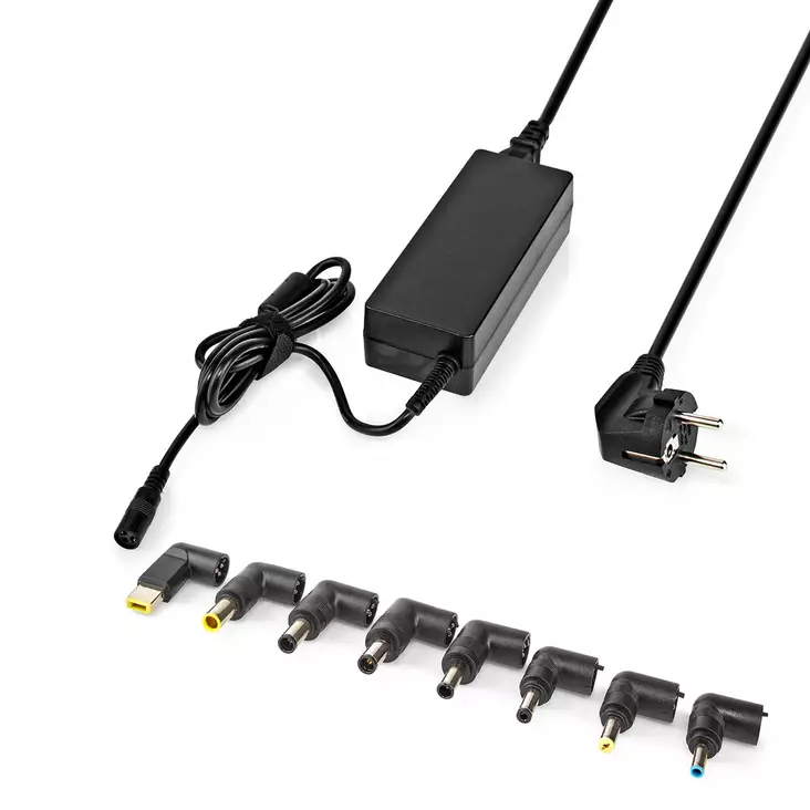 Notebook Adapter | 90 W | 18.5 / 19 / 19.5 / 20 V DC | 6.0 A | Typ F (CEE 7/7) - Nedis produkter - 5412810314690 - 1