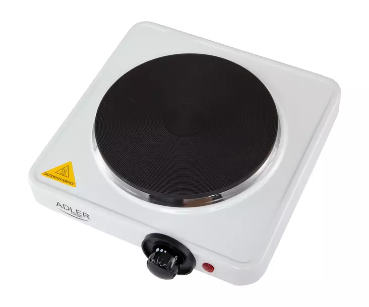 Keittolevy 1500W Valkoinen Adler - Ugnar och spisar - 5908256834460 - 1