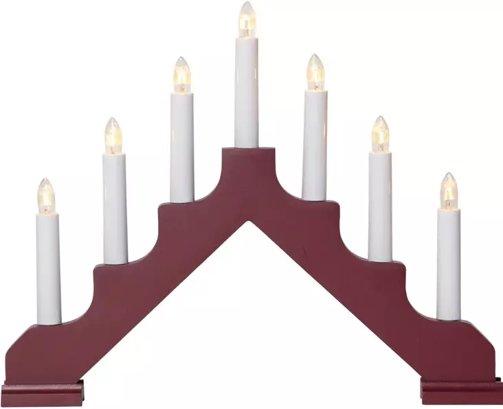 Kynttelikk=C3=B6 Led punainen - Ljusstakar - 6438168110080 - 1