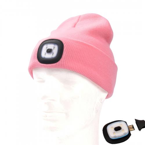 Led pipo usb ladattava pinkki - Mössor, hattar och kepsar - 6438152098400 - 1