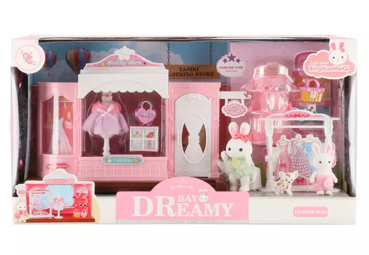 Leikkisetti pupu muotikauppa - Dockor och mjukisdjur - 6410416101460 - 1