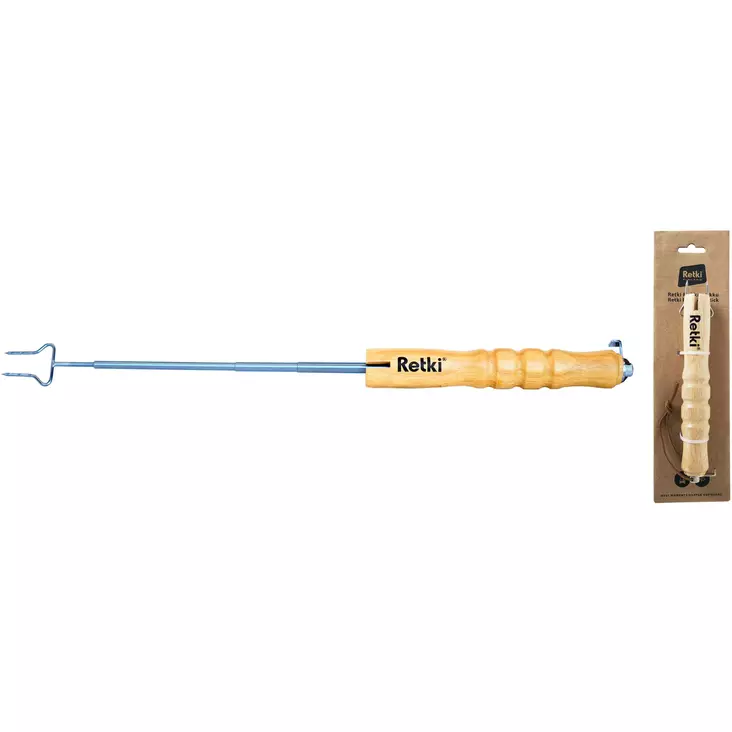 Makkaratikku, teleskooppi + pullonavaaja - Friluftskök - 6430058417880 - 1