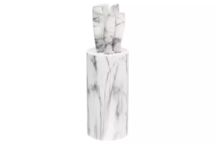 Knivset 6 delar med marmormönster - Knivar och saxar - 6410416078540 - 1