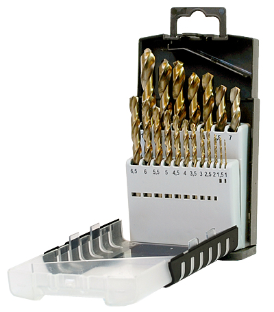 Metallborrsats 19-delar - Stålset - 6420286877600 - 1