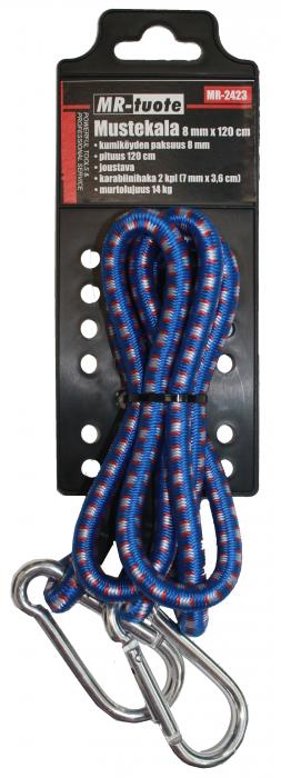 Mustekala palohaalla 8 mm x 120 cm - Lastsäkring - 6430074692520 - 1