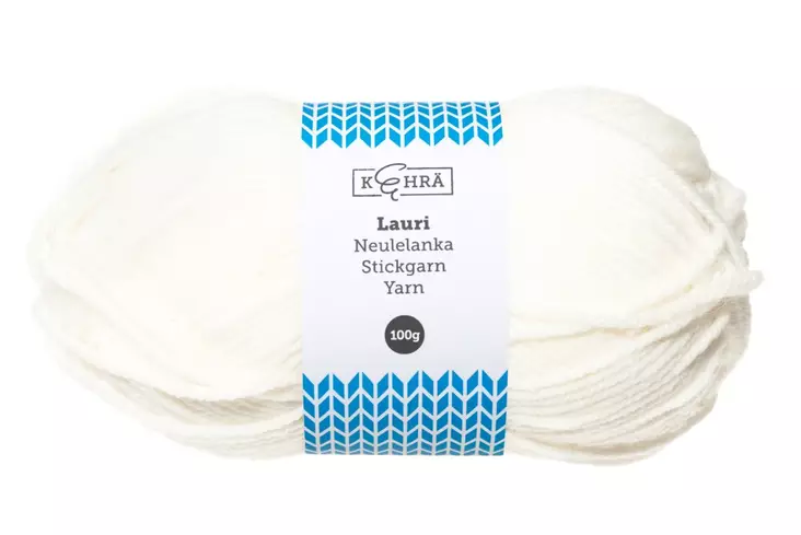 Sticktråd Lauri 100 g naturvit - Trådar och sybehör - 6430041943020 - 1