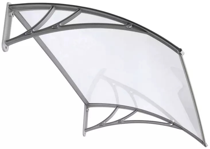 Ovikatos 100 x 120 polykarbonaatti - Terrasstak och dörrtak - 6438168096490 - 1