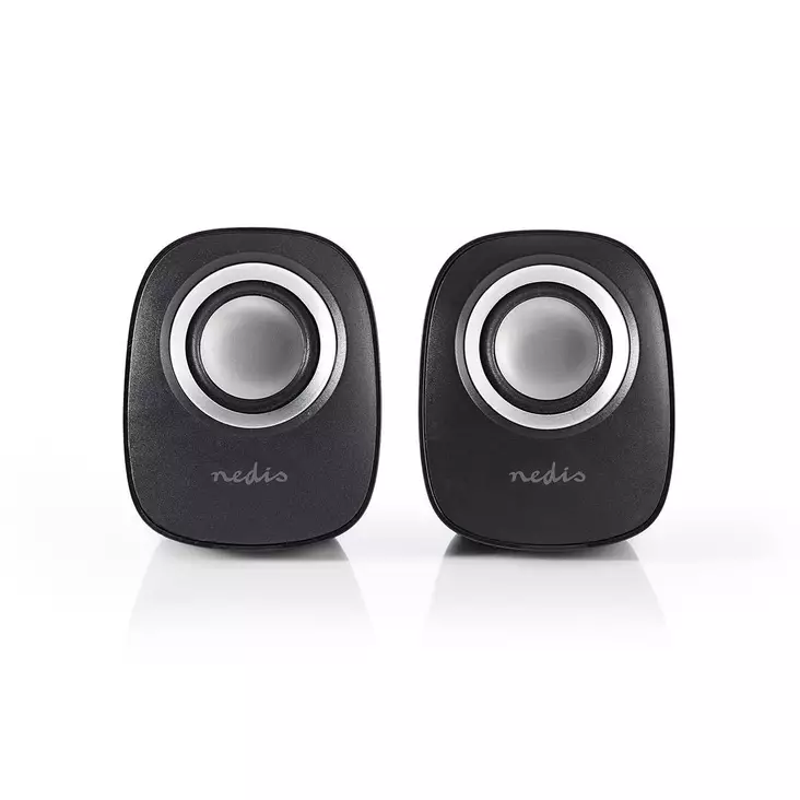 PC-högtalare | 2.0 | 12 W | 3.5 mm Hane | USB ström | Volymkontroll - Datorhögtalare - 5412810266760 - 1