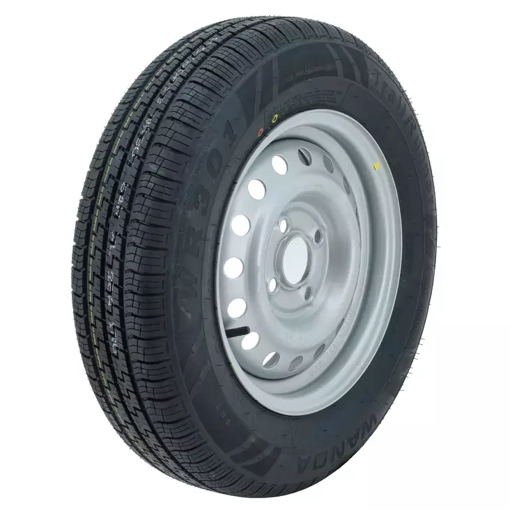 Per=C3=A4k=C3=A4rryn vanne ja rengas M+S 155R13 - Släpvagns-husvagnshjul - 8797971000000 - 1