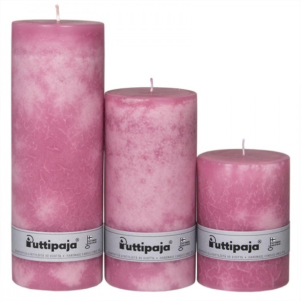 Puttipaja p=C3=B6yt=C3=A4kynttil=C3=A4 vanha roosa=20 - Ljus och lyktor - 6438321007110 - 1