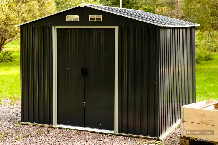 Puutarhavaja Sunor 6,7 m2 harmaa p=C3=A4=C3=A4kuva - Förvaringsbodar - 6438168083810 - 1