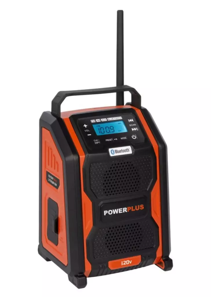 Radio 20V-220V Dual Powerplus - Batteriverktyg - 5400338081170 - 1