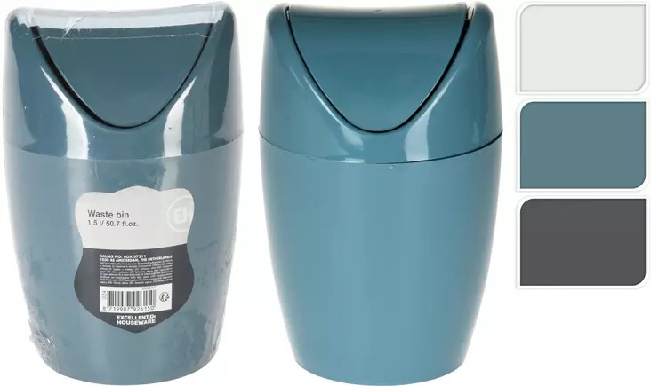 Papperskorg 1,5 L - Soptunnor - 8719987926150 - 1