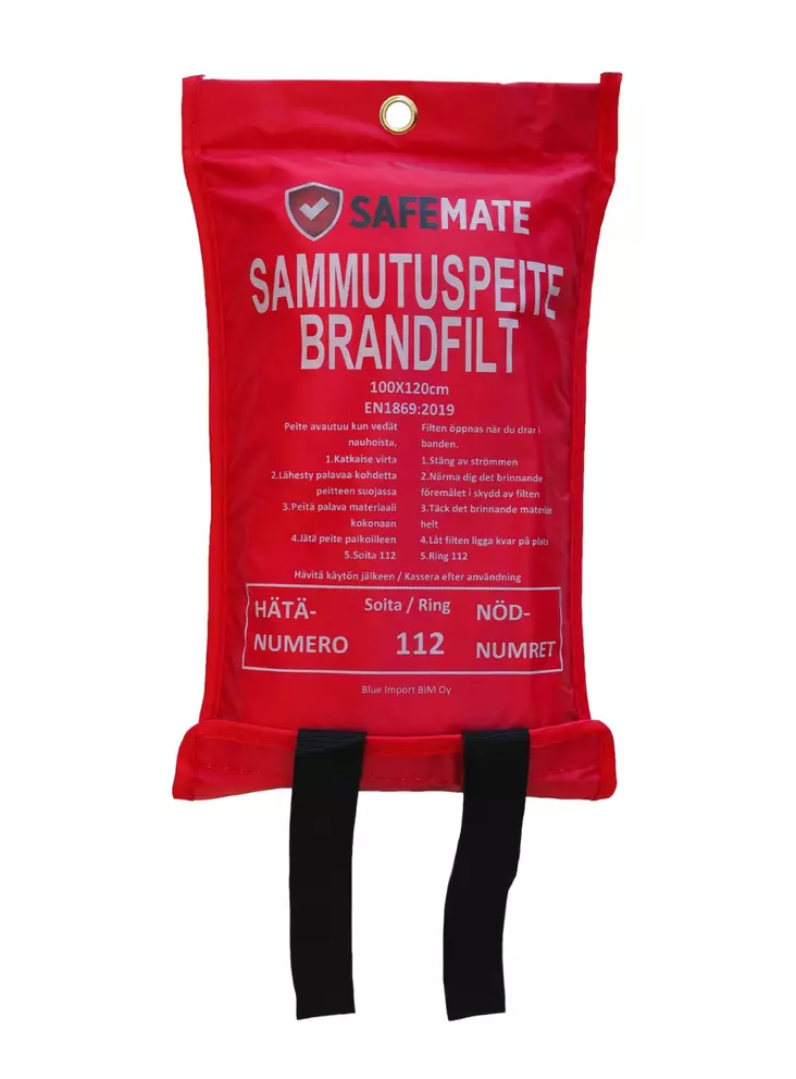 Sammutuspeite SafeMate 100x120 cm - Brandsläckningsutrustning - 6418536010310 - 1