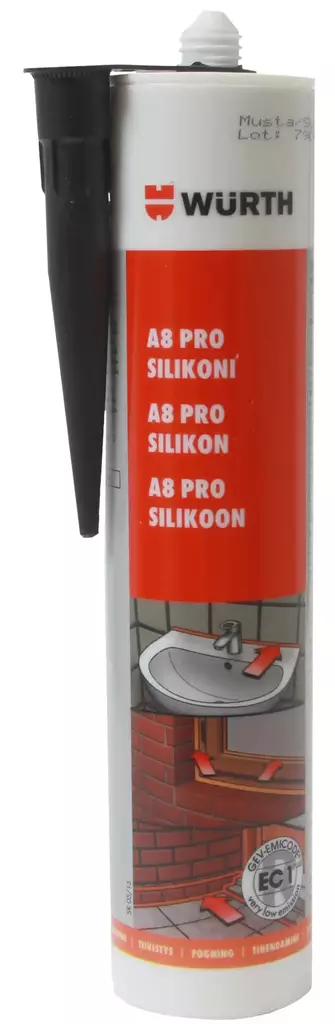 A8 PRO S Neutraali Saniteettitilojen musta - Spackel och fyllmedel - 4056807591780 - 1