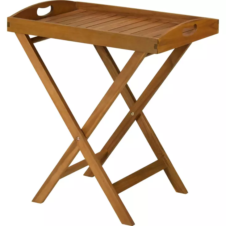 Sidobord Hopfällbart Akacia - Trädgårdsbord - 8720573879460 - 1