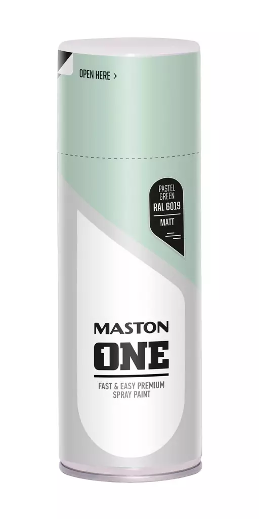 Spraymaali ONE - Matta Pastellinvihre=C3=A4 - Sprayfärger - 6412490045470 - 1