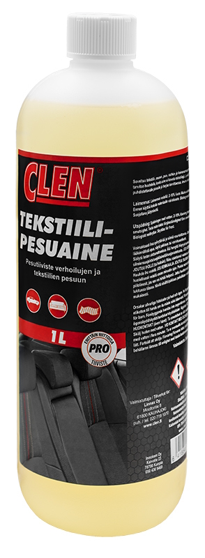 Tekstiilipesuaine 1L Inclean - Textiltvättmaskiner - 6418549004610 - 1