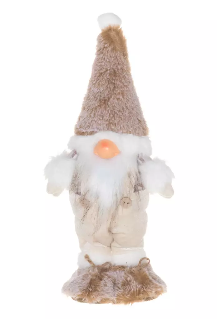 Tonttu beige seisova 28 cm Winteria - Juldekorationer och textilier - 6410416100180 - 1