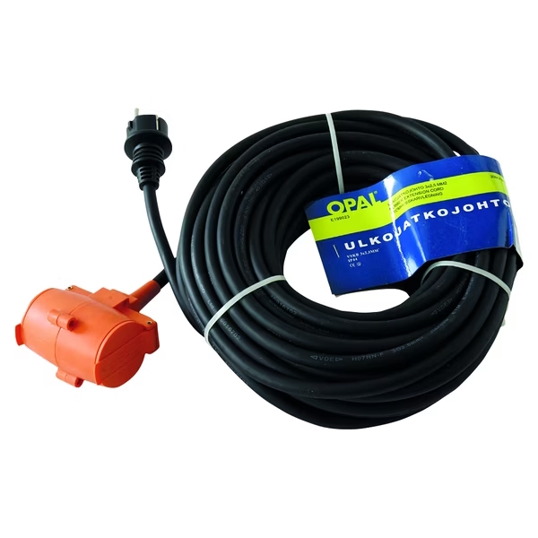 Ulkojatkojohto Opal 2-os 20m IP44 - Utomhusförlängningssladdar - 6413821990230 - 1