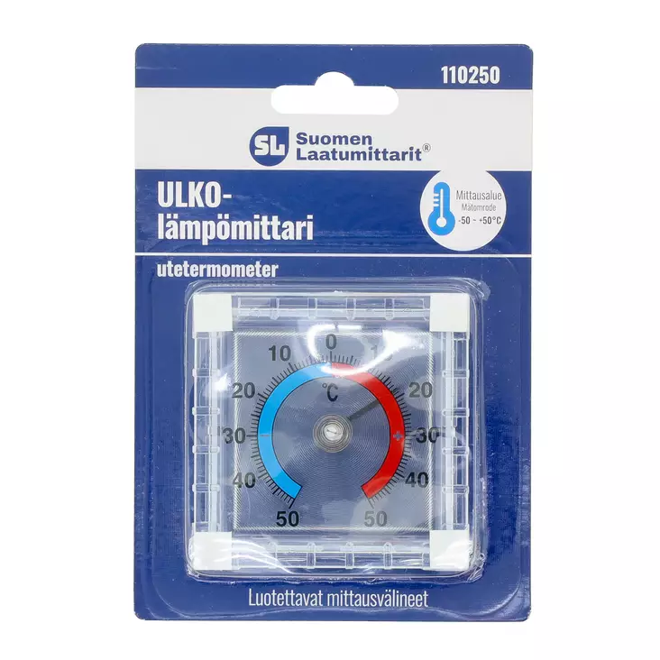 Ulkol=C3=A4mp=C3=B6mittari Muovi -50...+50=C2=B0C - Termometrar och väderstationer - 6438168102160 - 1