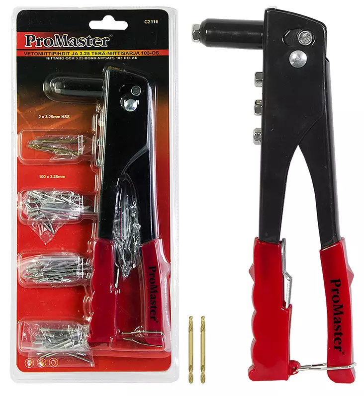 Nittång 3.25 103 delar - Ängsverktyg - 6420286821160 - 1