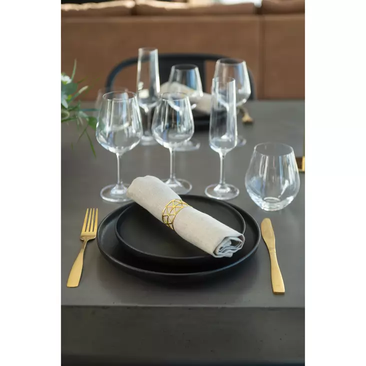 Robuste lautanen 21 cm 2 kpl Maku Kitchen life - Keraaminen lautanen valurautamaisella pinnalla, musta - Tallrikar - 6410416160290 - 1