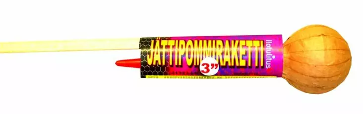 JÄTTIPOMMIRAKETTI 3" - Fyrverkerier - 6430037814990 - 1