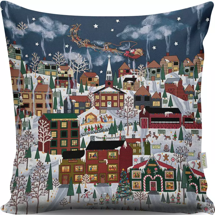 Prydnadskudde Aberto Design A13028 Flerfärgad Bomull Polyester 43x43 cm - Kuddar och täcken - 8681181124680 - 1