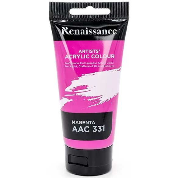 Akryylimaali 75 ml Magenta - Akrylfärger och målarfärger - 8851907234300 - 1