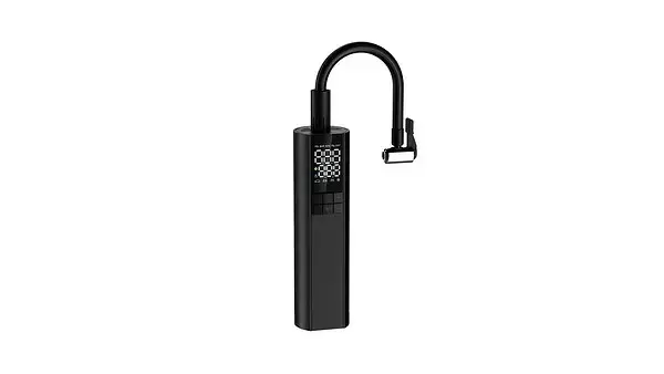 Däckpåfyllare för bil 12V - Kompakt minikompressor med LED-display - Däcktrycksmätare och pumpar - 6438140820020 - 1