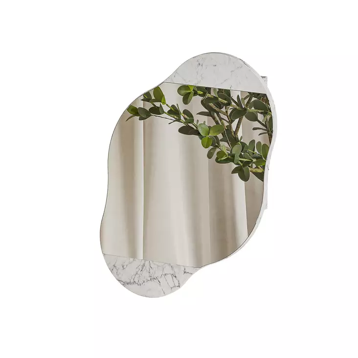 Badrumsskåp Hanah Home Cloud Storage Carrara Spånskiva 60x75x13 cm - Badrumsmöbler - 8684282586920 - 1