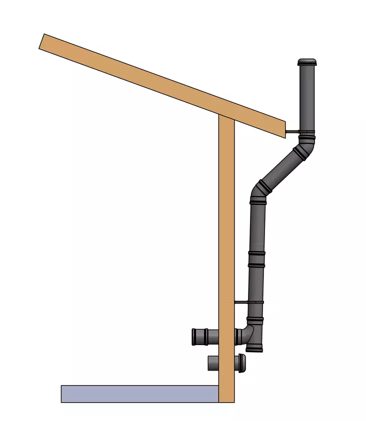 Ventilationssats för installation av Ekohytte förbränningstoalett - Torrtoaletter - 6438014428390 - 1