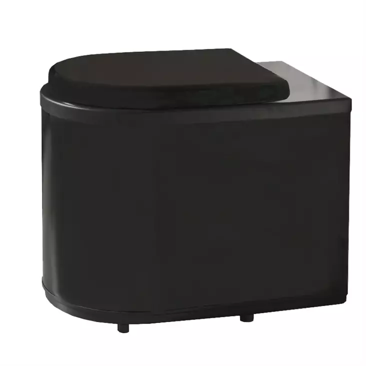 Ekohytte Frost musta energiatehokas pakastava WC - Torrtoaletter - 6438014350530 - 1