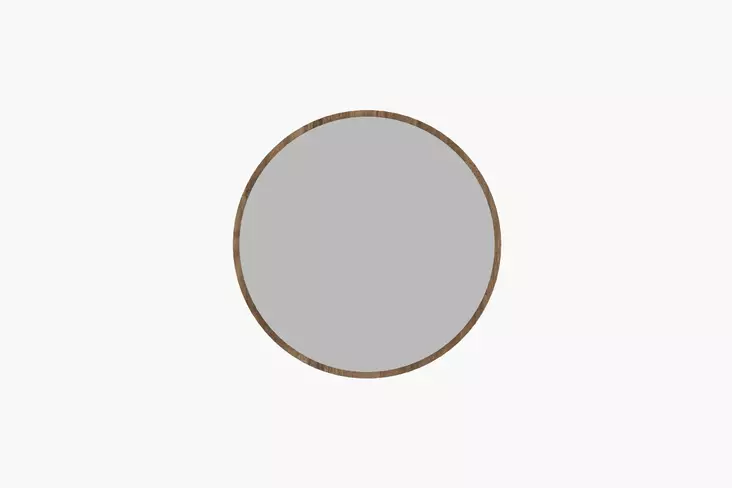 Spegel Hanah Home Ozze Valnöt MDF 60x60x2,2 cm - Speglar - 8684282667520 - 1