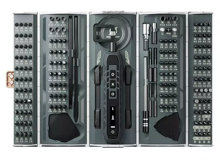 GXT sladdlös skruvmejselsats 180 i 1 - Batteridrivna borrmaskiner och skruvdragare - 6438014425030 - 1