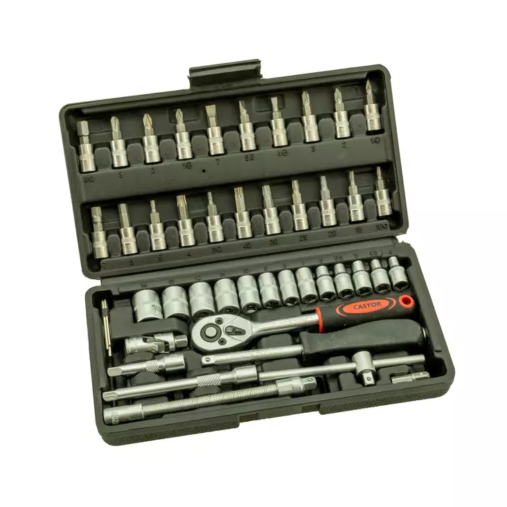 Hylsnyckelsats 1/4" 46 delar - Hylsnyckelsatser - 6438168119380 - 2