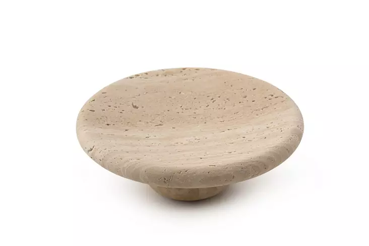 Kakfat, beige, 20 cm x 8 cm, lyxig, hållbar, unik - Serveringsfat - 8684283056040 - 1