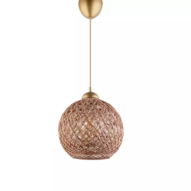 Taklampa Opviq ASY073 Brun Plast 22 x 54 cm - Tak- och vägglampor - 8683342846950 - 1