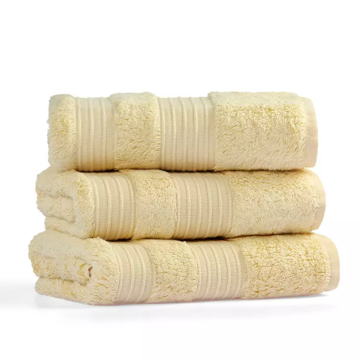 Tvätthandduk Mijölnir Gul 60% Bomull 40% Bambu 30x50 cm - Handdukar - 8681875945720 - 1