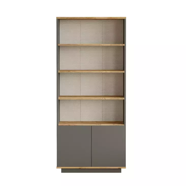 Bokhylla Hanah Home FR16-AA Furu Antracit Spånskiva 75x168,3x26,8 cm - Bokhyllor - 8684282994060 - 1