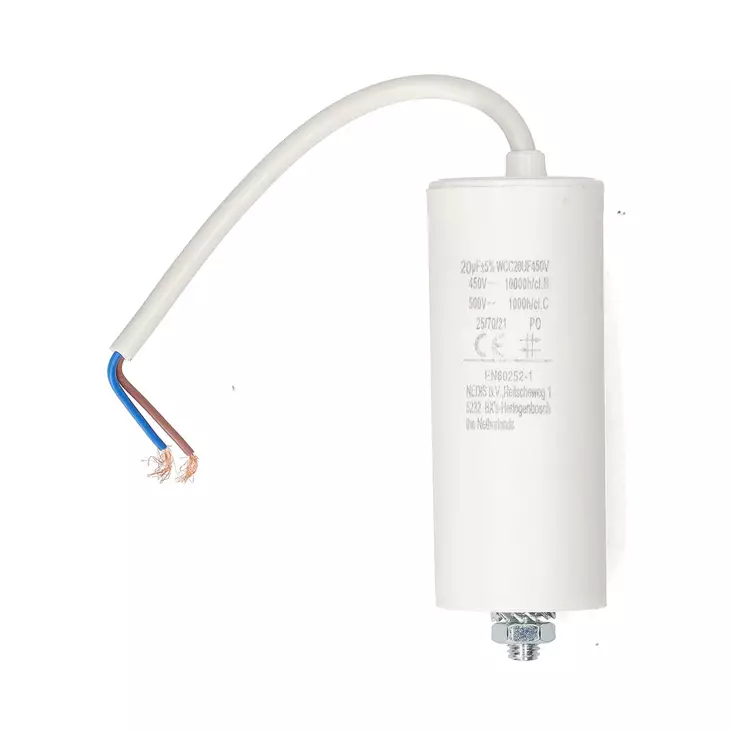 Capacitor CBB60 20UF 450Vac Cable 10 pcs - Reservdelar - 5412810477340 - 30