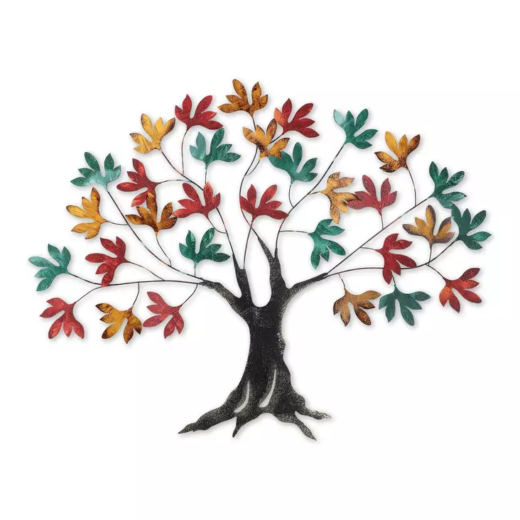 Väggdekor Metall Wallxpert Yggdrasil Flerfärgad Metall 115x94 cm - Dekorationer, prydnadsföremål - 8683342852760 - 1